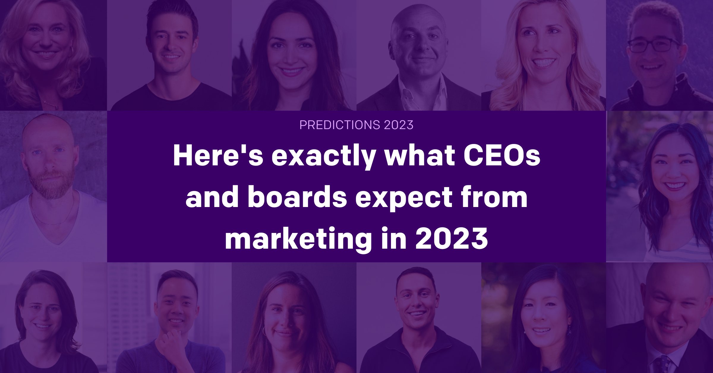 Marketing Predictions 2023 Marketing Predictions 2023